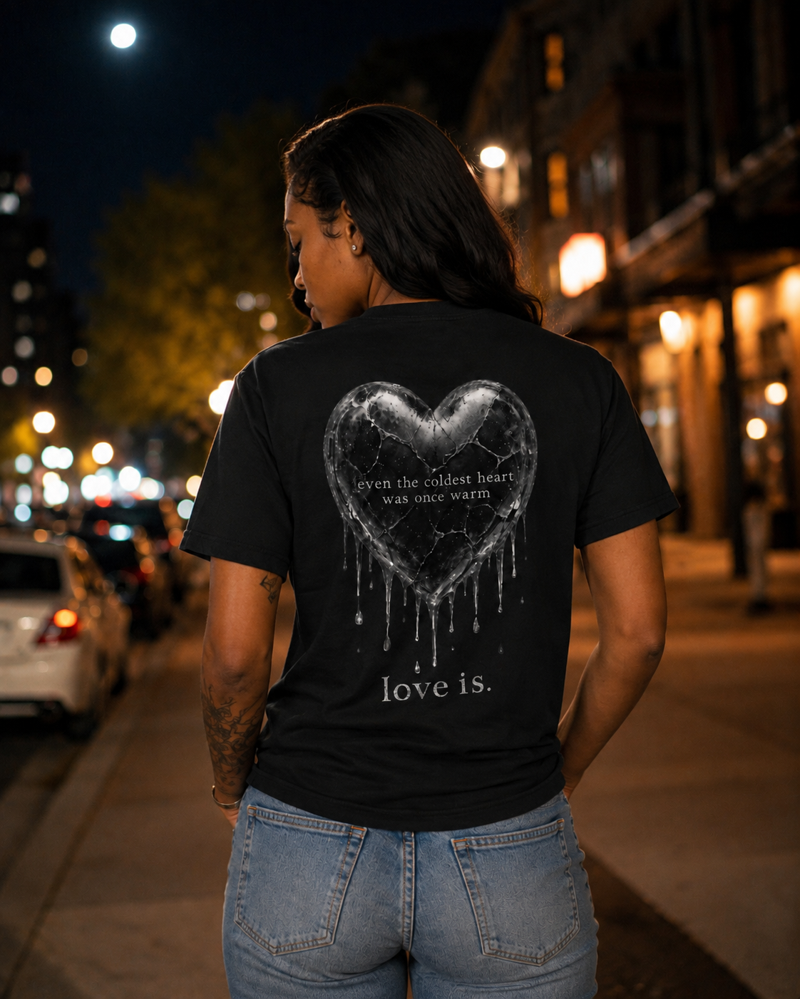 love is. Even the Coldest Heart Was Once Warm | Healing Graphic Tee