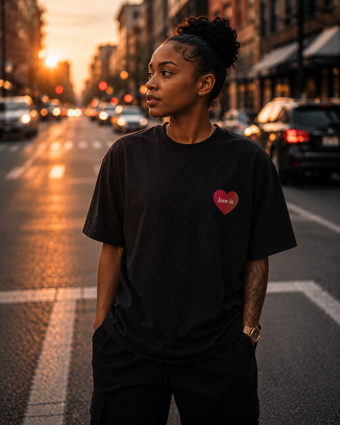 I Still Believe in Love Oversized Heavyweight T-Shirt