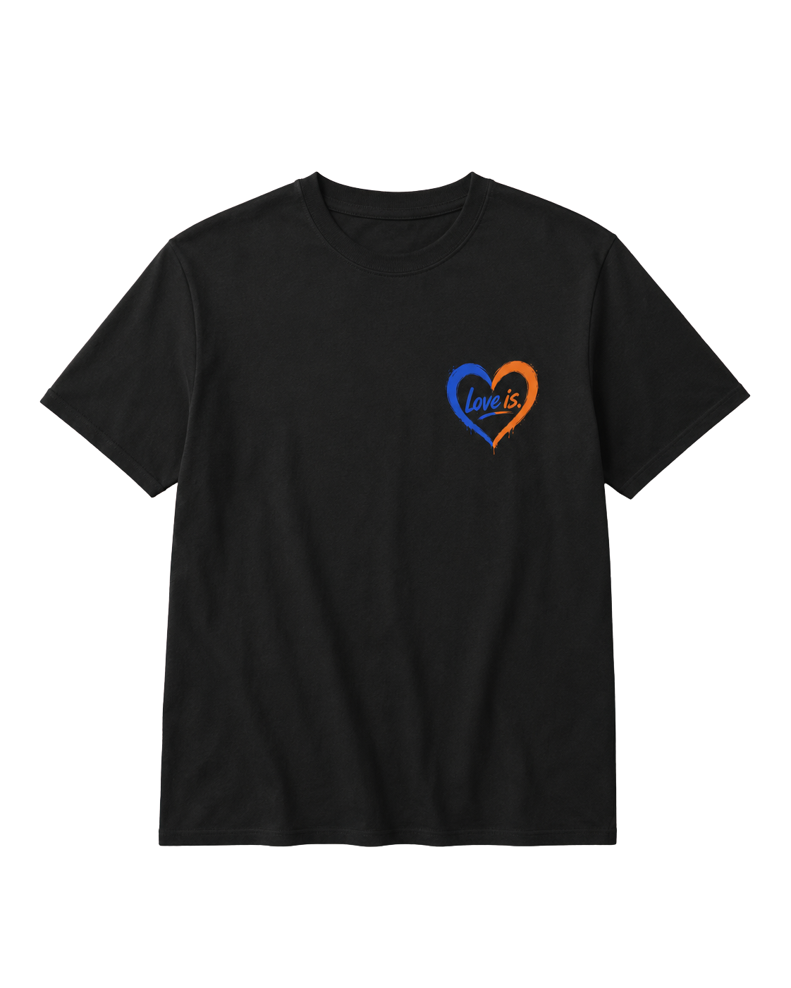 love is. Because GOD is. | Faith-Based Christian Graphic Tee