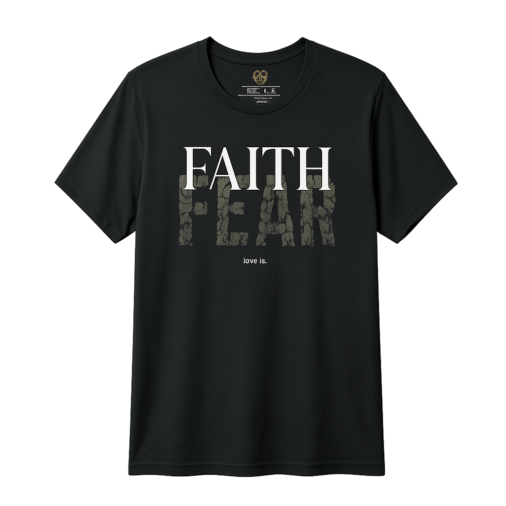 Faith Over Fear T-Shirt | Inspirational Christian Graphic Tee | Motivational Unisex Shirt